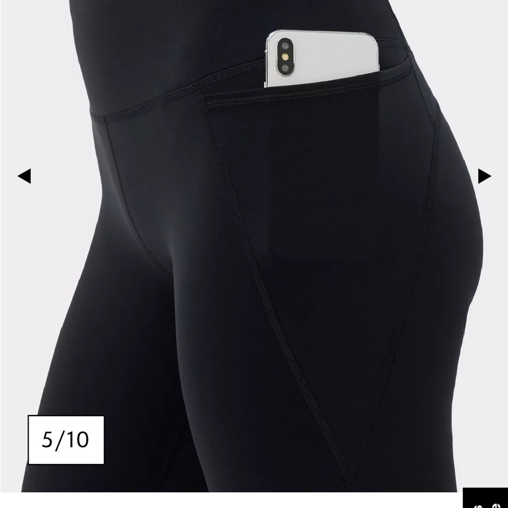 Sweaty Betty Power 9" Biker Shorts - Black xs never worn - Picture 4 of 11